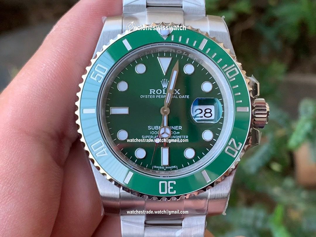 SUBMARINER 116610 LV GREEN CERAMIC 904L STEEL VSF 1:1 BEST EDITION VS3135 SUBMARINER 116610 LV GREEN CERAMIC 904L STEEL VSF 1:1 BEST EDITION VS3135