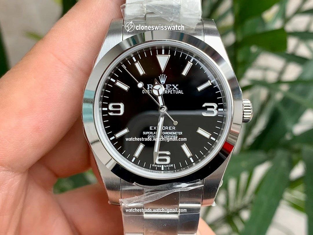 Rolex Explorer 1 Ref.214270 SS/SS Black ARF 3132 Rolex Explorer 1 Ref.214270 SS/SS Black ARF 3132