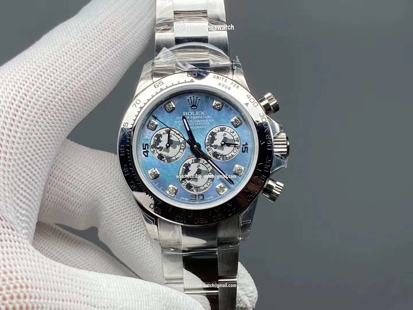 DAYTONA 116508 YG OMF BEST EDITION BLUE DIAL ON YG BRACELET A4130 DAYTONA 116508 YG OMF BEST EDITION BLUE DIAL ON YG BRACELET A4130