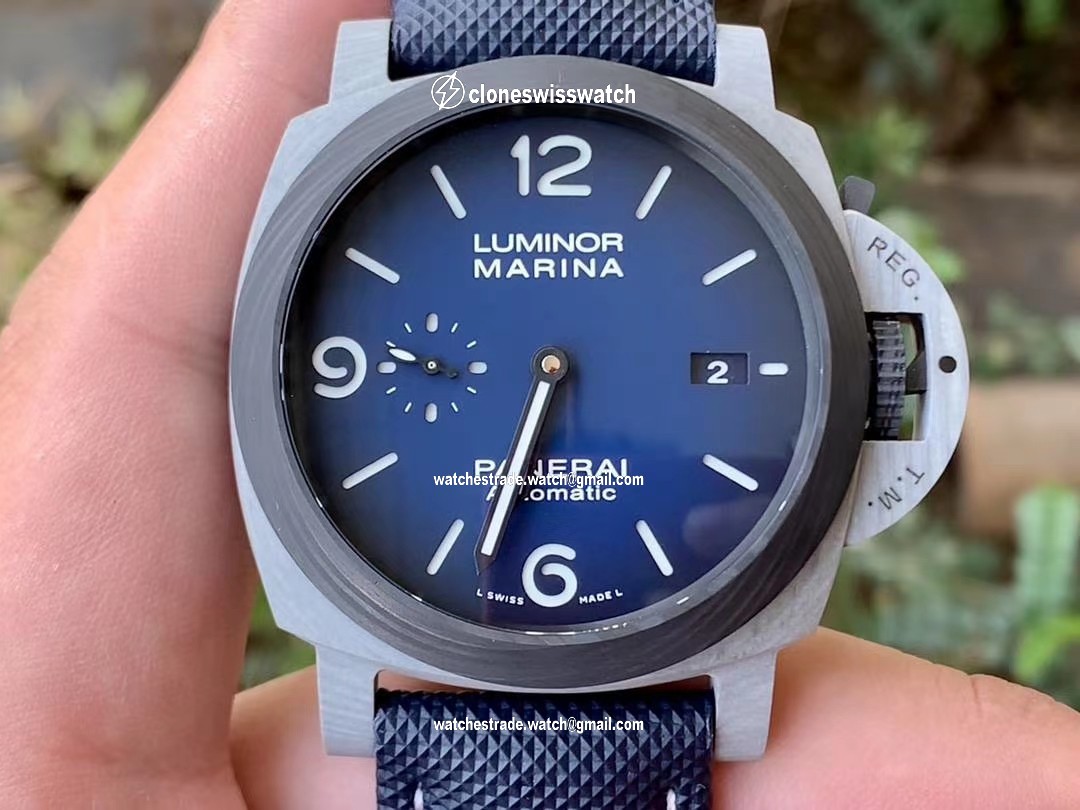 PAM 1663 CARBOTECH VSF 1:1 BEST EDITION BLUE DIAL ON BLUE KEVLAR COMPOSITE STRAP P.9010 CLONE PAM 1663 CARBOTECH VSF 1:1 BEST EDITION BLUE DIAL ON BLUE KEVLAR COMPOSITE STRAP P.9010 CLONE