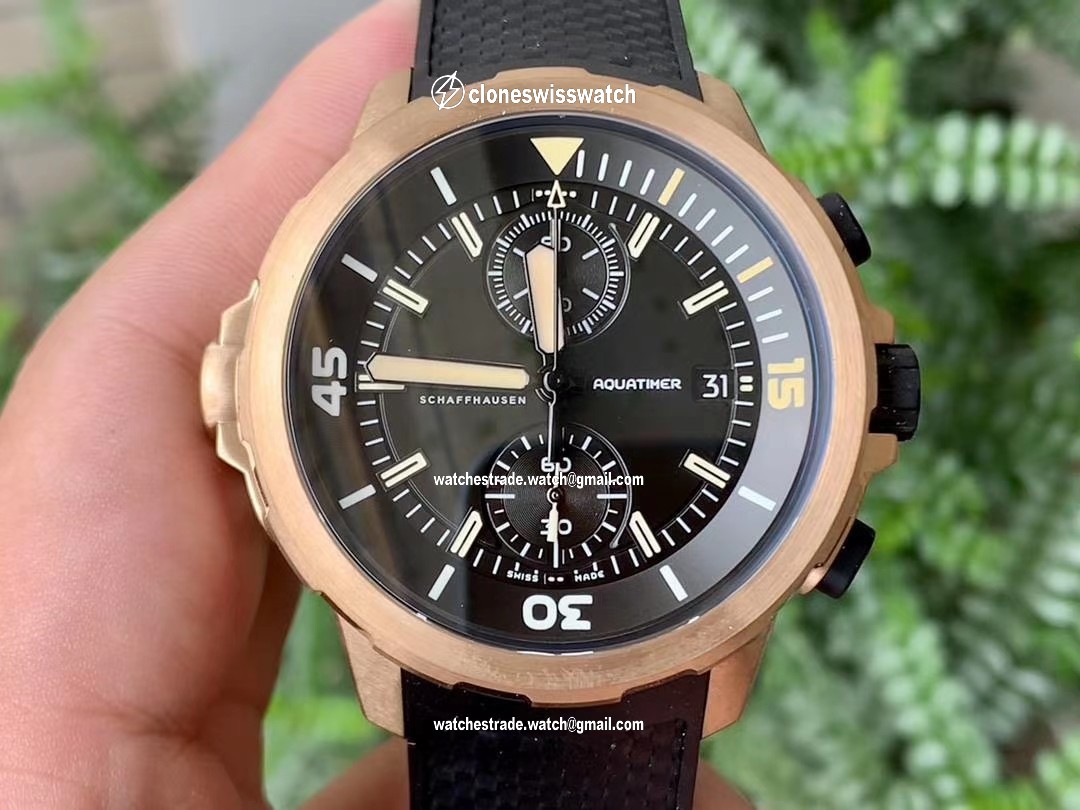 IWC0476 - Aquatimer Chronograph Bronzo SS/RU Black V6F A7750 IWC0476 - Aquatimer Chronograph Bronzo SS/RU Black V6F A7750