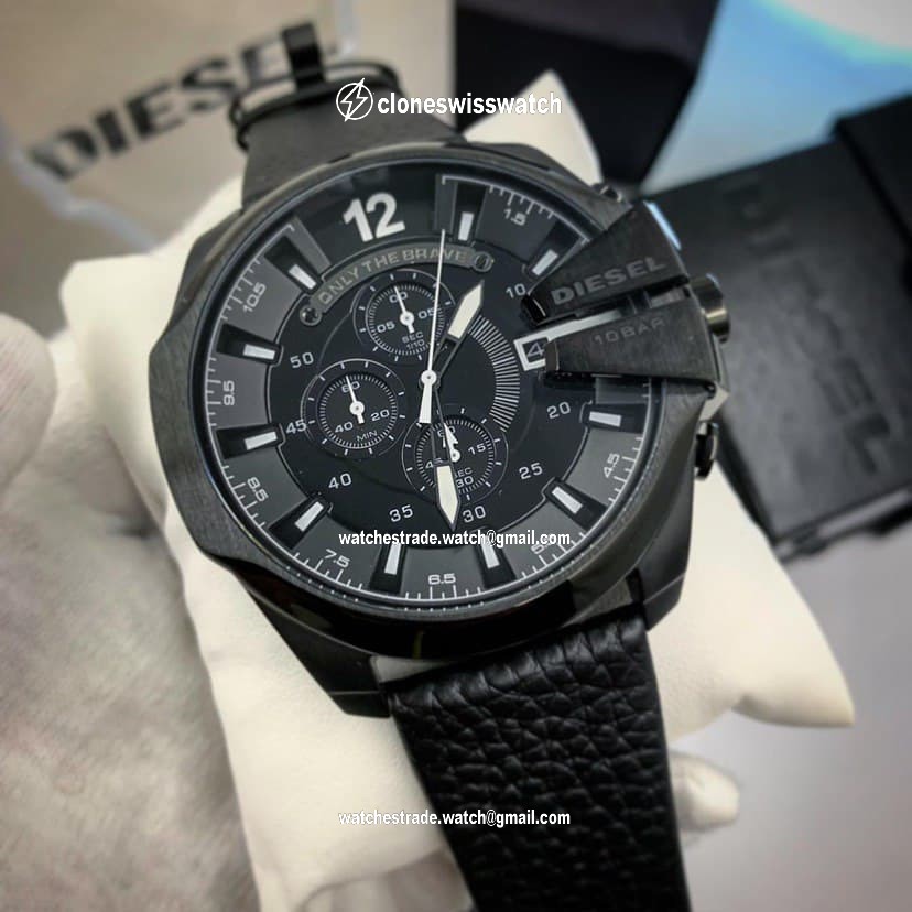 Diesel Black Strap Chrono Cheif Full Black Diesel Black Strap Chrono Cheif Full Black