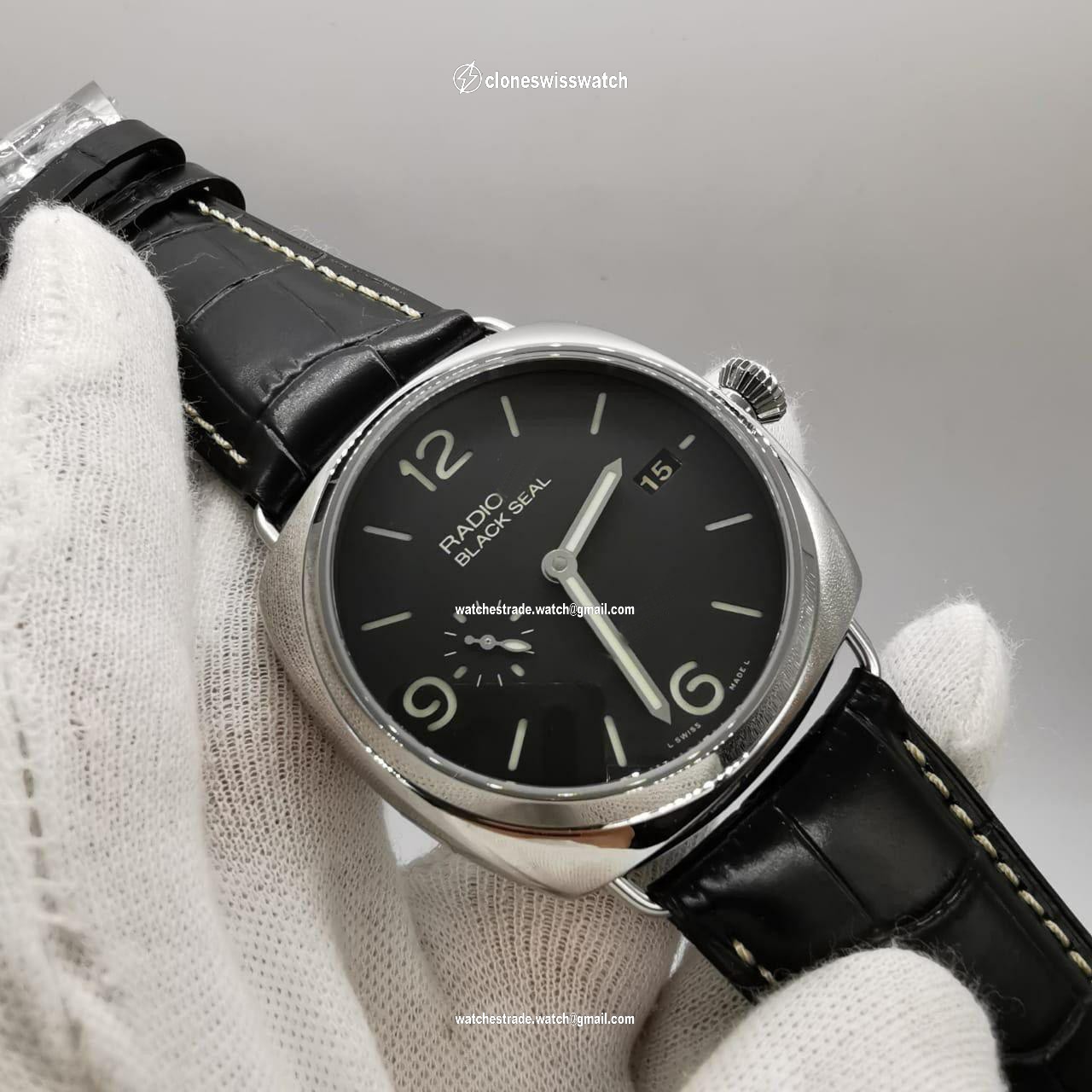 PAM388 O VSF 1:1 Best Edition Black Dial on Black Leather Strap P.9000 Super Clone V2 PAM388 O VSF 1:1 Best Edition Black Dial on Black Leather Strap P.9000 Super Clone V2