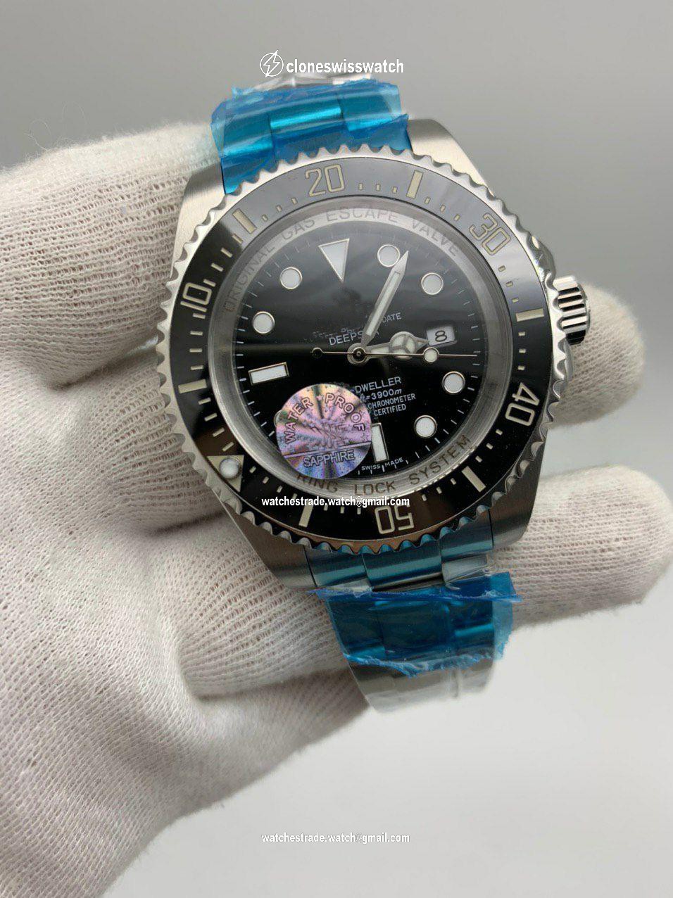 Rolers Deepsea Black Solid Steel Rolers Deepsea Black Solid Steel