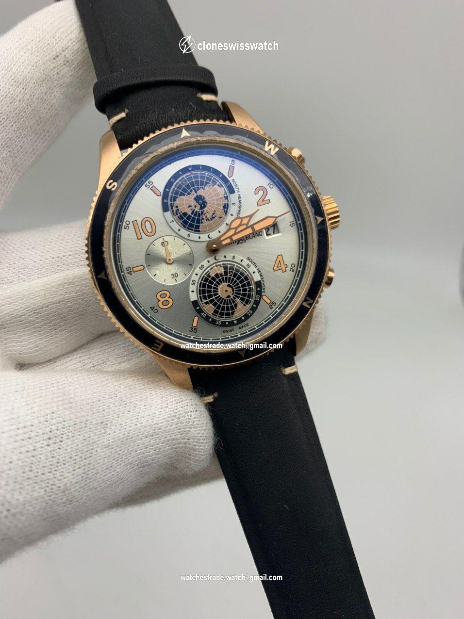 MonBla Classic White Dial Chrono World MonBla Classic White Dial Chrono World