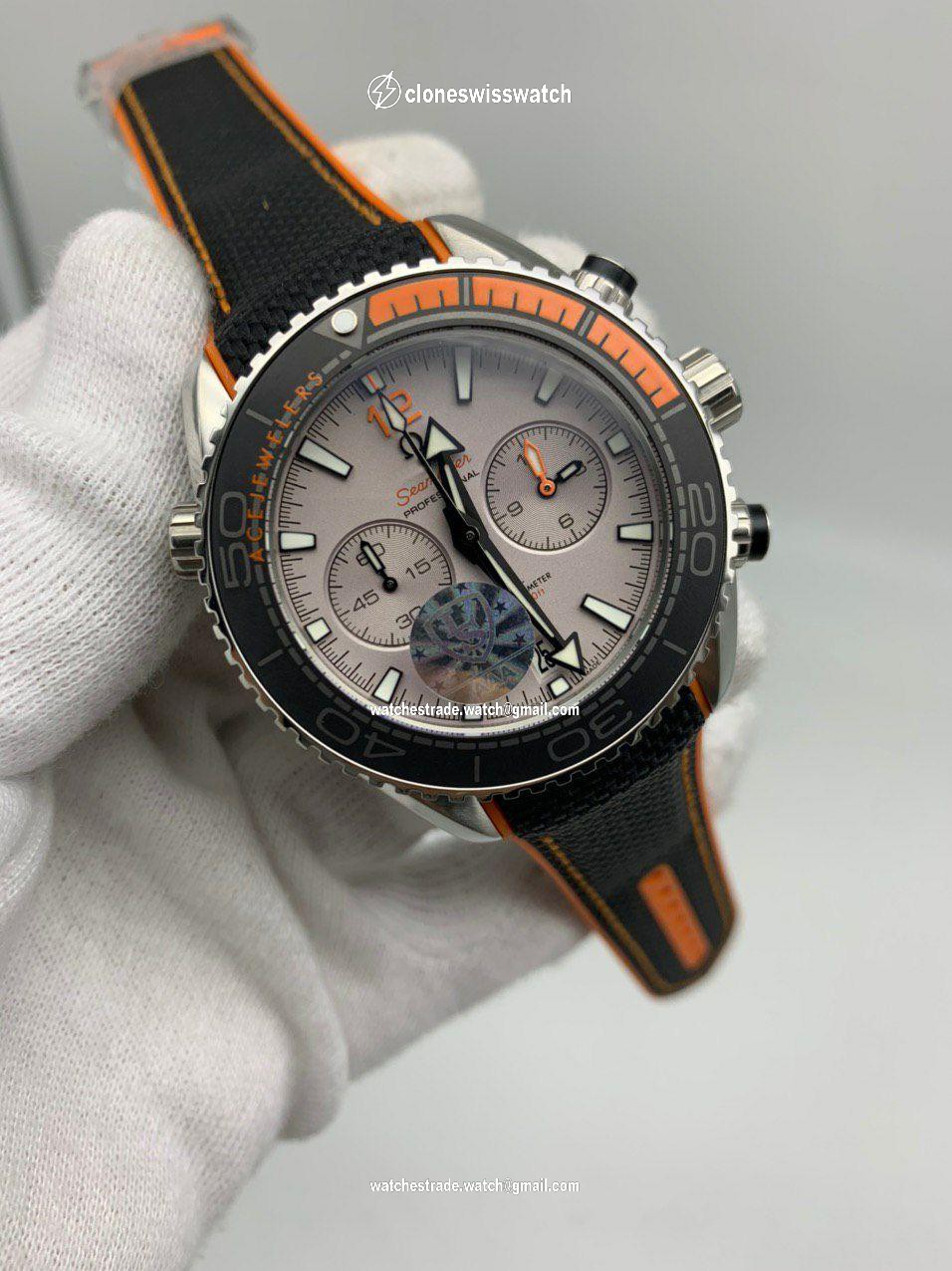 Om Seamaster Orange White Dial Chrono Om Seamaster Orange White Dial Chrono
