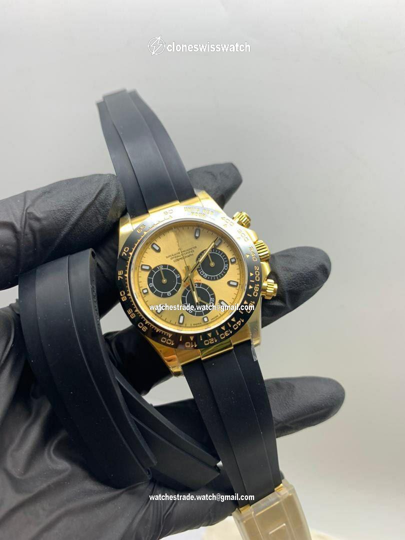 Rolers Datona Yellow Dial Rubber Strap Rolers Datona Yellow Dial Rubber Strap