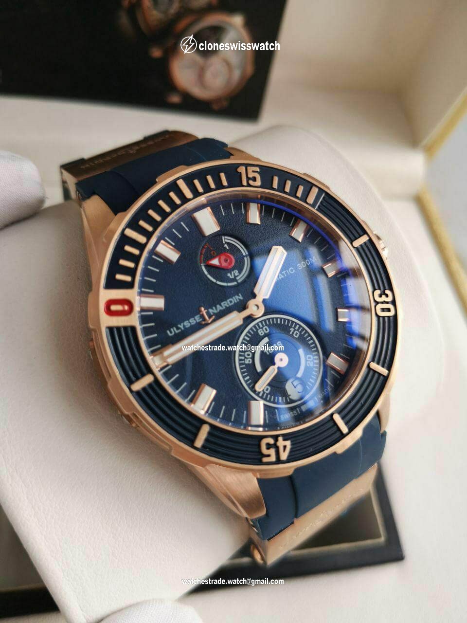 Ulysse Nardin Marine Gold Blue Ulysse Nardin Marine Gold Blue