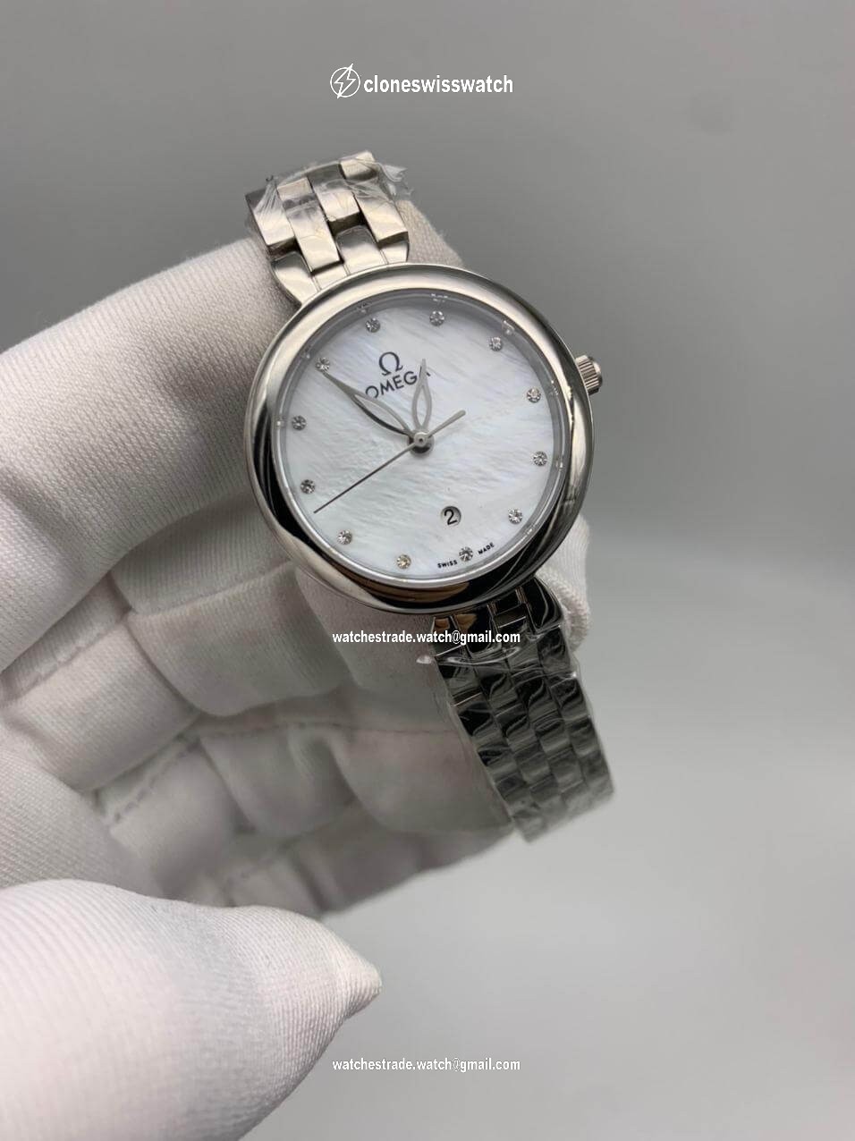 Omega Diamond White Dial For Her Omega Diamond White Dial For Her
