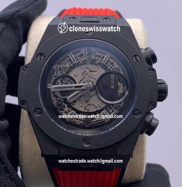 Big Bang Unico Black Ceramic HBF 1:1 Best Edition Black Skeleton Dial Big Bang Unico Black Ceramic HBF 1:1 Best Edition Black Skeleton Dial