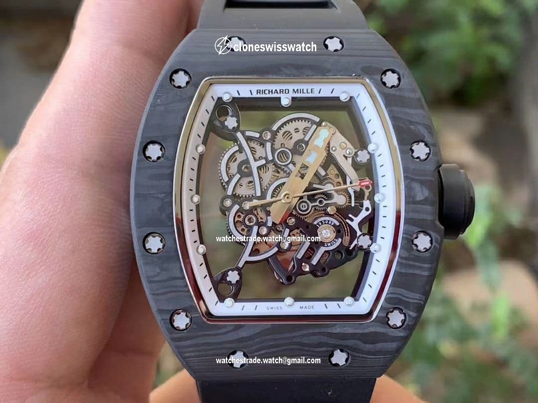 RM055 NTPT KVF Best Edition Skeleton Dial Gold on White Rubber Strap MIYOTA8215 V3 (Copy) RM055 NTPT KVF Best Edition Skeleton Dial Gold on White Rubber Strap MIYOTA8215 V3 (Copy)