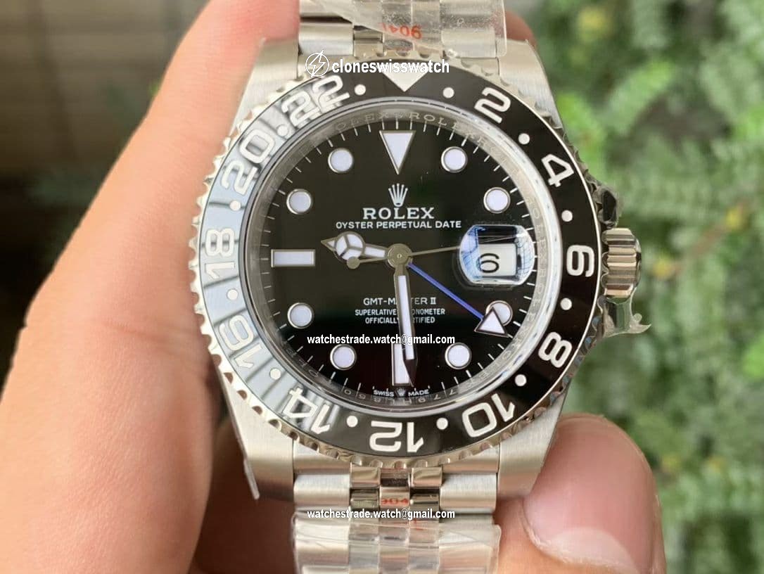 GMT-Master II 116710 LN Black Ceramic 904L Steel VRF 1:1 Best Edition on Jubilee Bracelet SA3186 CHS GMT-Master II 116710 LN Black Ceramic 904L Steel VRF 1:1 Best Edition on Jubilee Bracelet SA3186 CHS