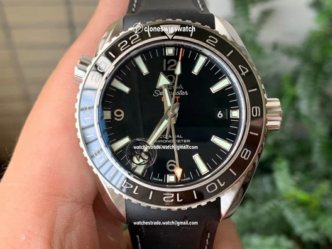 Planet Ocean 600M Co-Axial GMT 43.5mm VSF 1:1 Best Edition Black Dial Black Ceramic Bezel on Black Rubber Strap A8605 Super Clone Planet Ocean 600M Co-Axial GMT 43.5mm VSF 1:1 Best Edition Black Dial Black Ceramic Bezel on Black Rubber Strap A8605 Super Clone