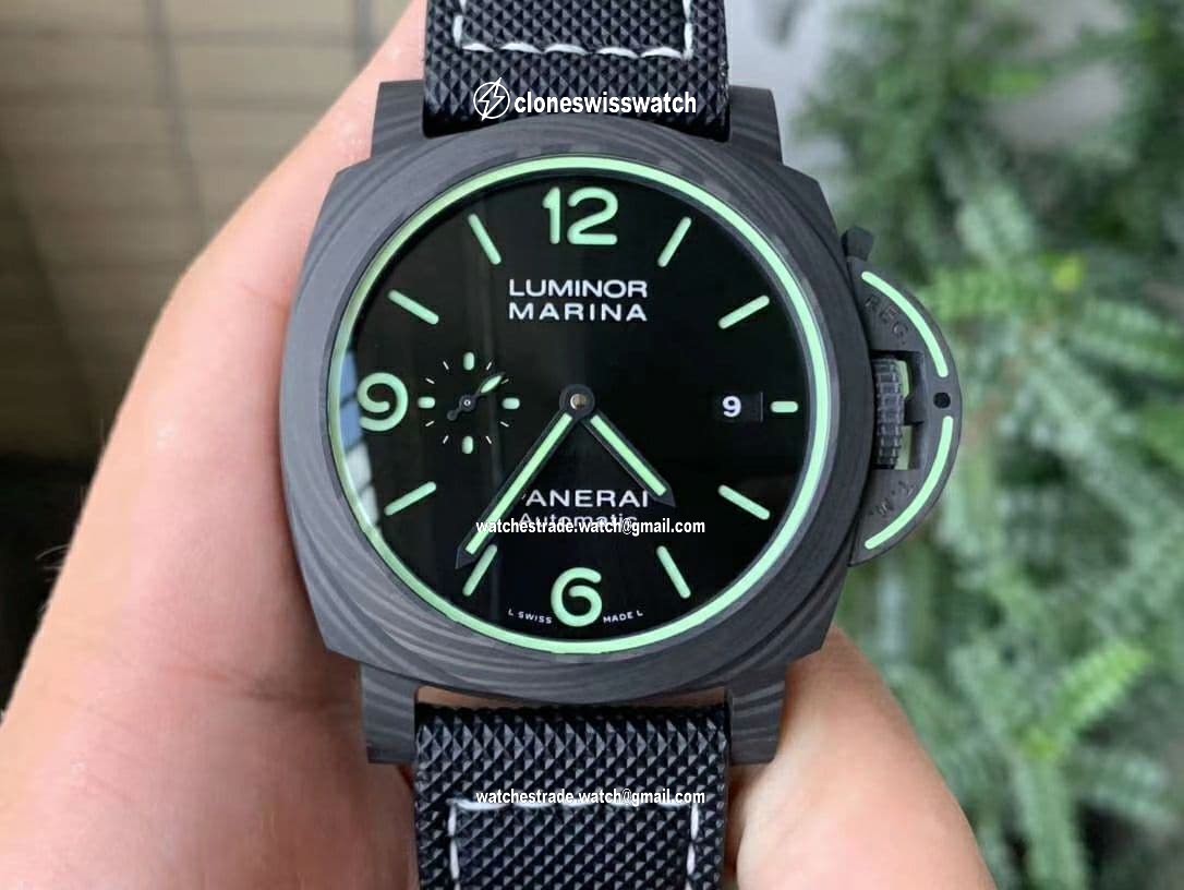 PAM1118 Luminor Marina Luminous Trilogy VSF 1:1 Best Edition on Black Sportech Strap P.9010 Clone PAM1118 Luminor Marina Luminous Trilogy VSF 1:1 Best Edition on Black Sportech Strap P.9010 Clone
