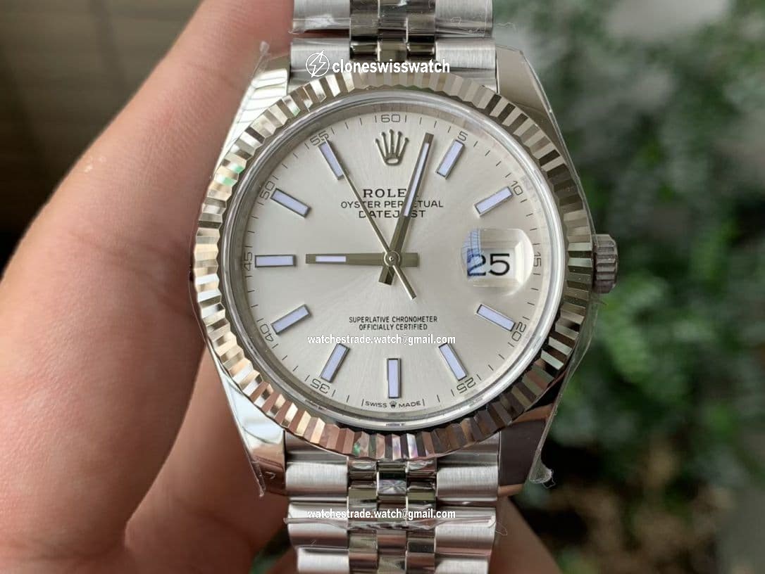 New DateJust 41 126334 ARF 1:1 Best Edition 904L Steel White Dial on Jubilee Bracelet A2824 New DateJust 41 126334 ARF 1:1 Best Edition 904L Steel White Dial on Jubilee Bracelet A2824