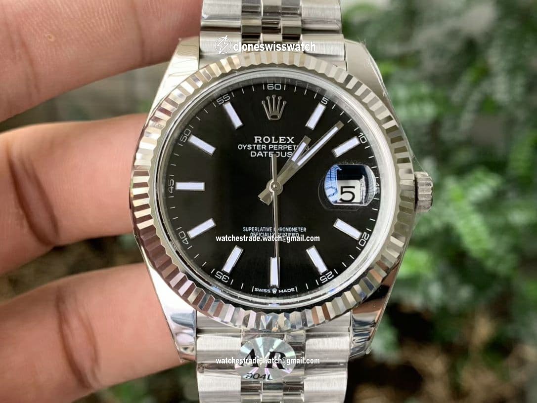 New DateJust 41 126334 ARF 1:1 Best Edition 904L Steel Black Dial on Jubilee Bracelet A2824 New DateJust 41 126334 ARF 1:1 Best Edition 904L Steel Black Dial on Jubilee Bracelet A2824