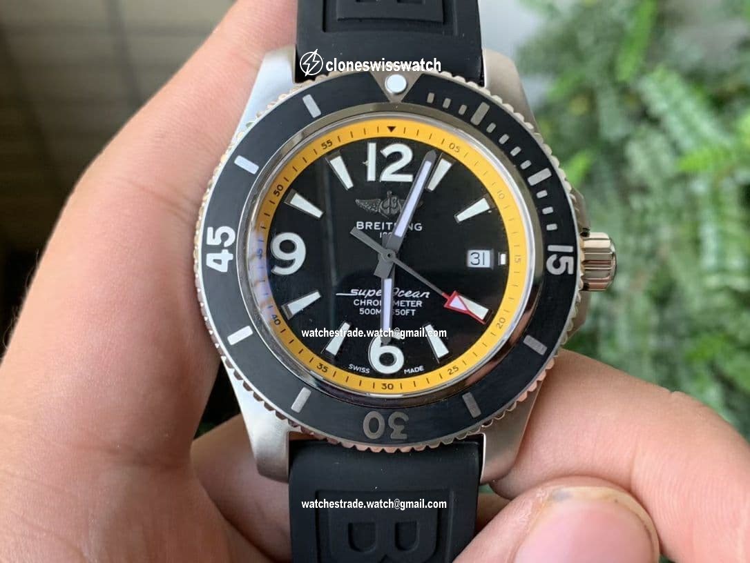 BSW0432A - Superocean 44mm DLC/RU Yellow TF Asia 2824 BSW0432A - Superocean 44mm DLC/RU Yellow TF Asia 2824