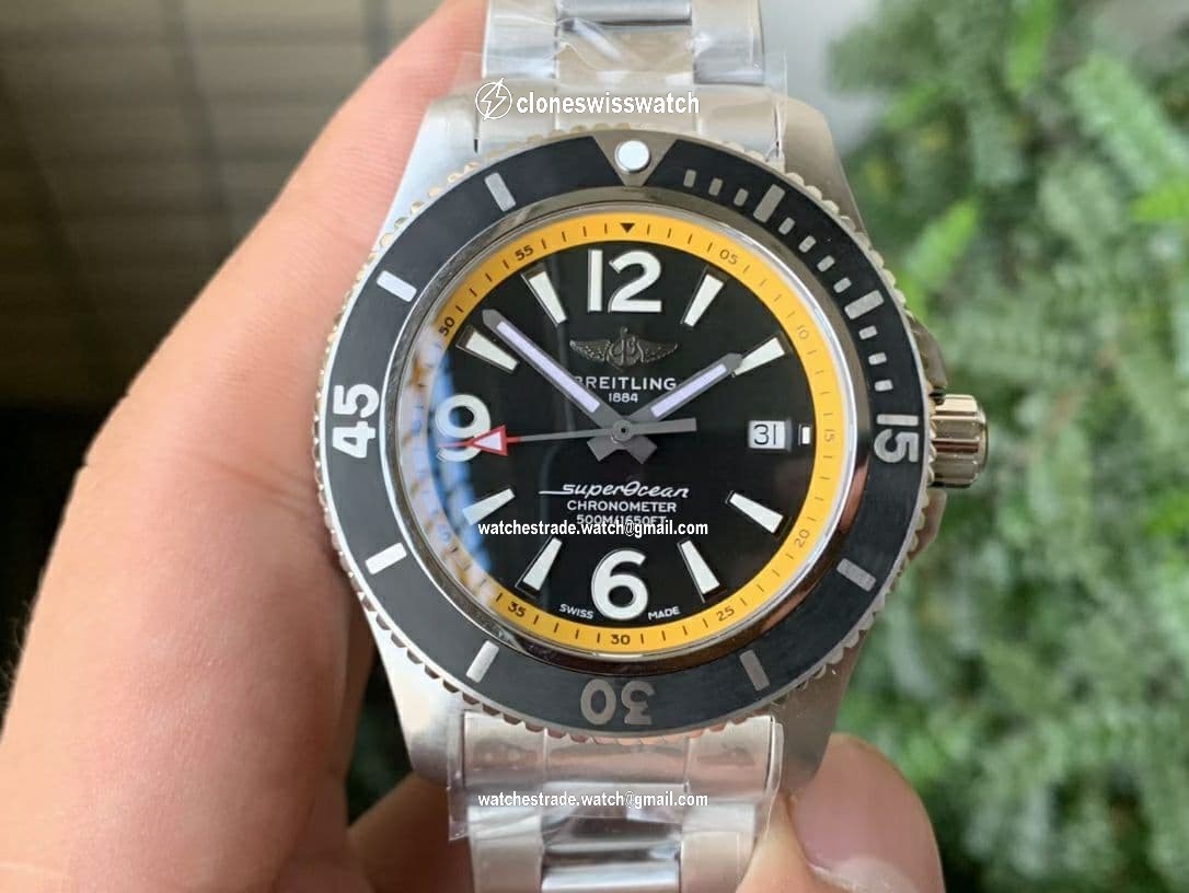 BSW0414D - Superocean 44mm SS/SS Yellow TF Asia 2824 BSW0414D - Superocean 44mm SS/SS Yellow TF Asia 2824
