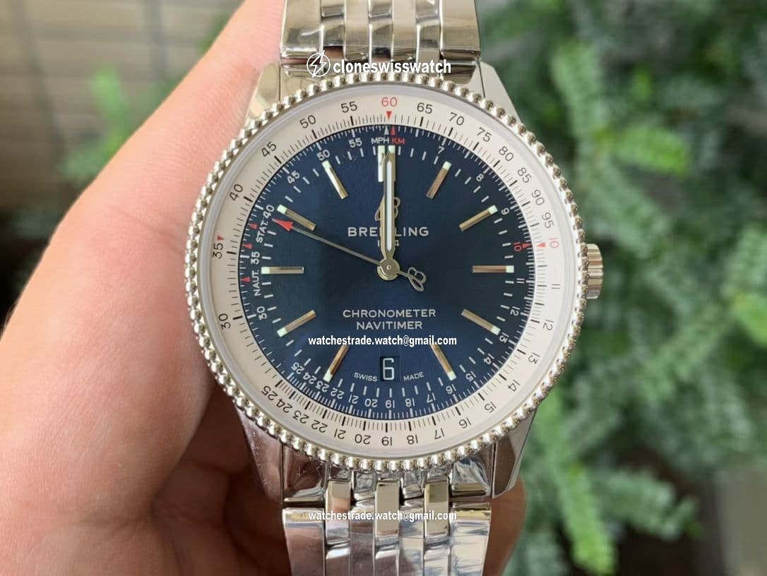 Navitimer 1 SS 38mm TF 1:1 Best Edition White Bezel Blue Dial on SS Bracelet A2824 $338.00 Navitimer 1 SS 38mm TF 1:1 Best Edition White Bezel Blue Dial on SS Bracelet A2824 $338.00