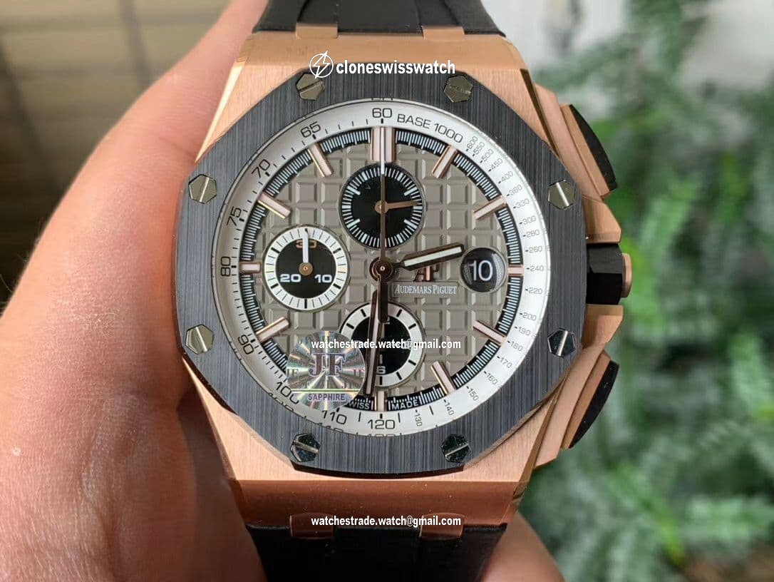 Royal Oak Offshore 44mm RG Germany Edition JF 1:1 Best Edition on Rubber Strap A3126 V2 Royal Oak Offshore 44mm RG Germany Edition JF 1:1 Best Edition on Rubber Strap A3126 V2