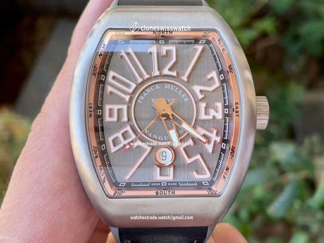 Vanguard V45 Titanium ZF 1:1 Best Edition Gray Dial on Broiwn Rubber Strap MIYOTA 9015 Vanguard V45 Titanium ZF 1:1 Best Edition Gray Dial on Broiwn Rubber Strap MIYOTA 9015