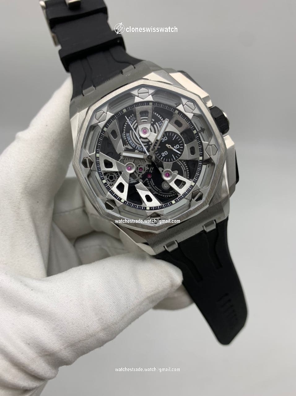 Audemars Piguet Concept Grey Black Straps Audemars Piguet Concept Grey Black Straps
