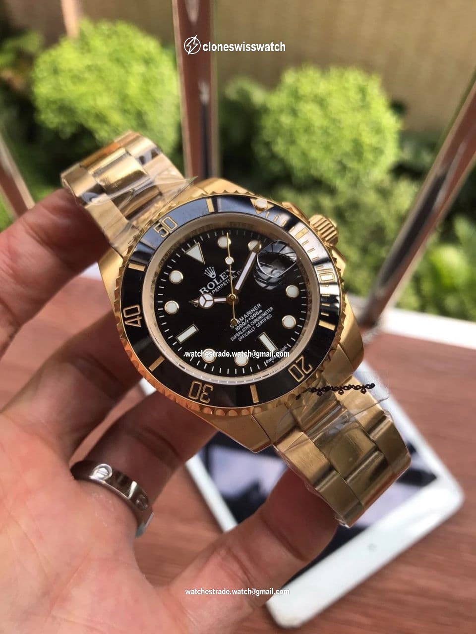 Rolex Submariner Black Dial Full Gold Rolex Submariner Black Dial Full Gold