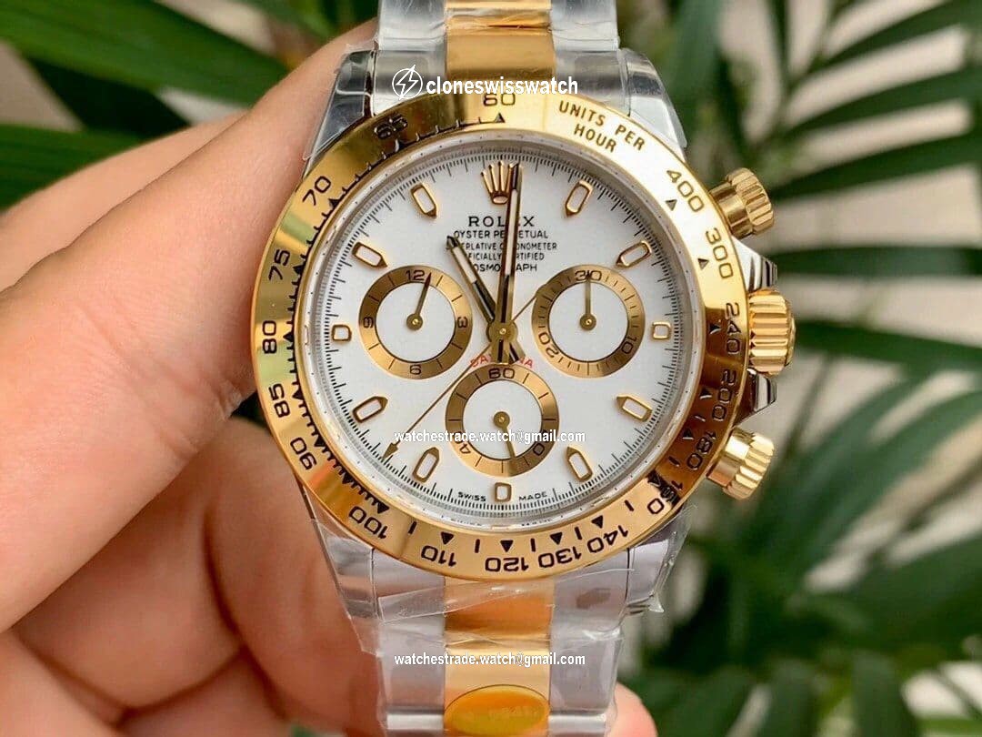 Rolex Daytona 116503 YG/SS Two Tone Noob V4 1:1 Best Edition Rolex Daytona 116503 YG/SS Two Tone Noob V4 1:1 Best Edition