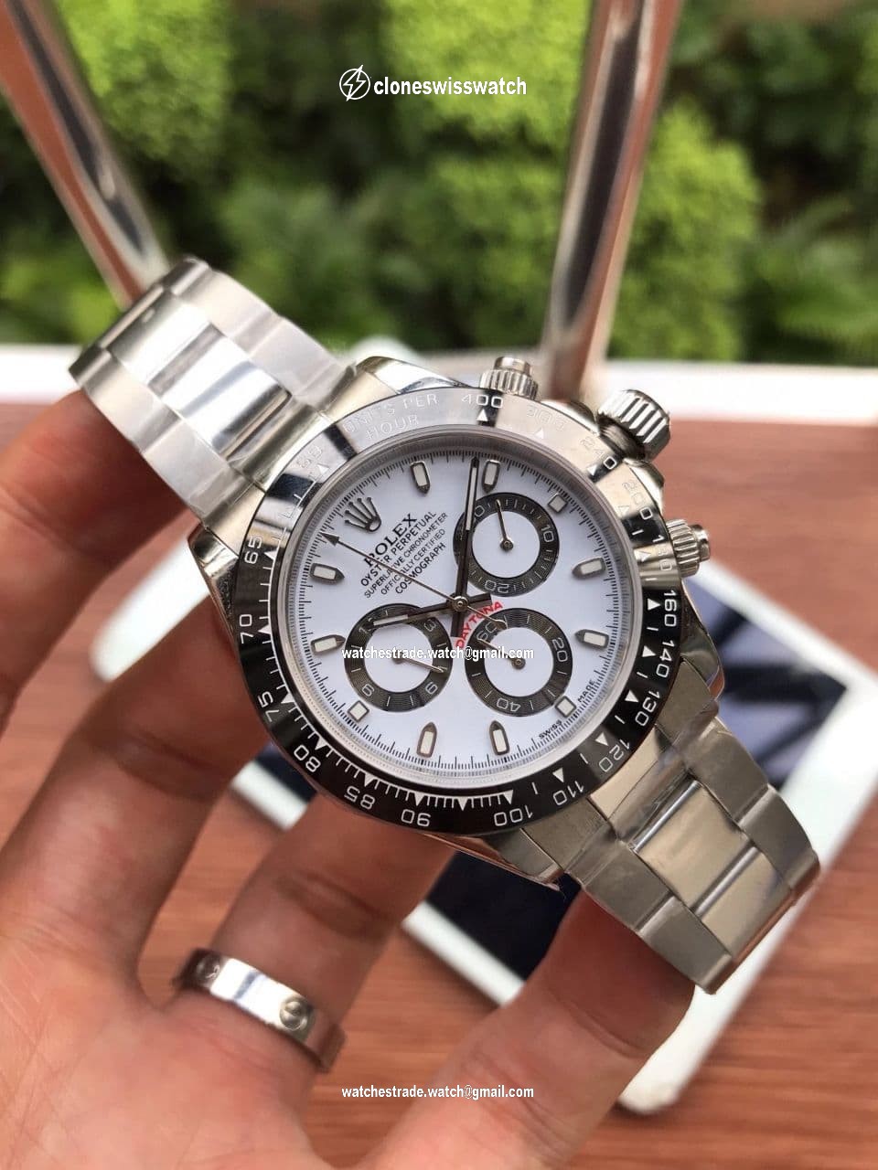 Rolers Dayona 116500 White Dial Solid Steel Ceramic Bezel Rolers Dayona 116500 White Dial Solid Steel Ceramic Bezel