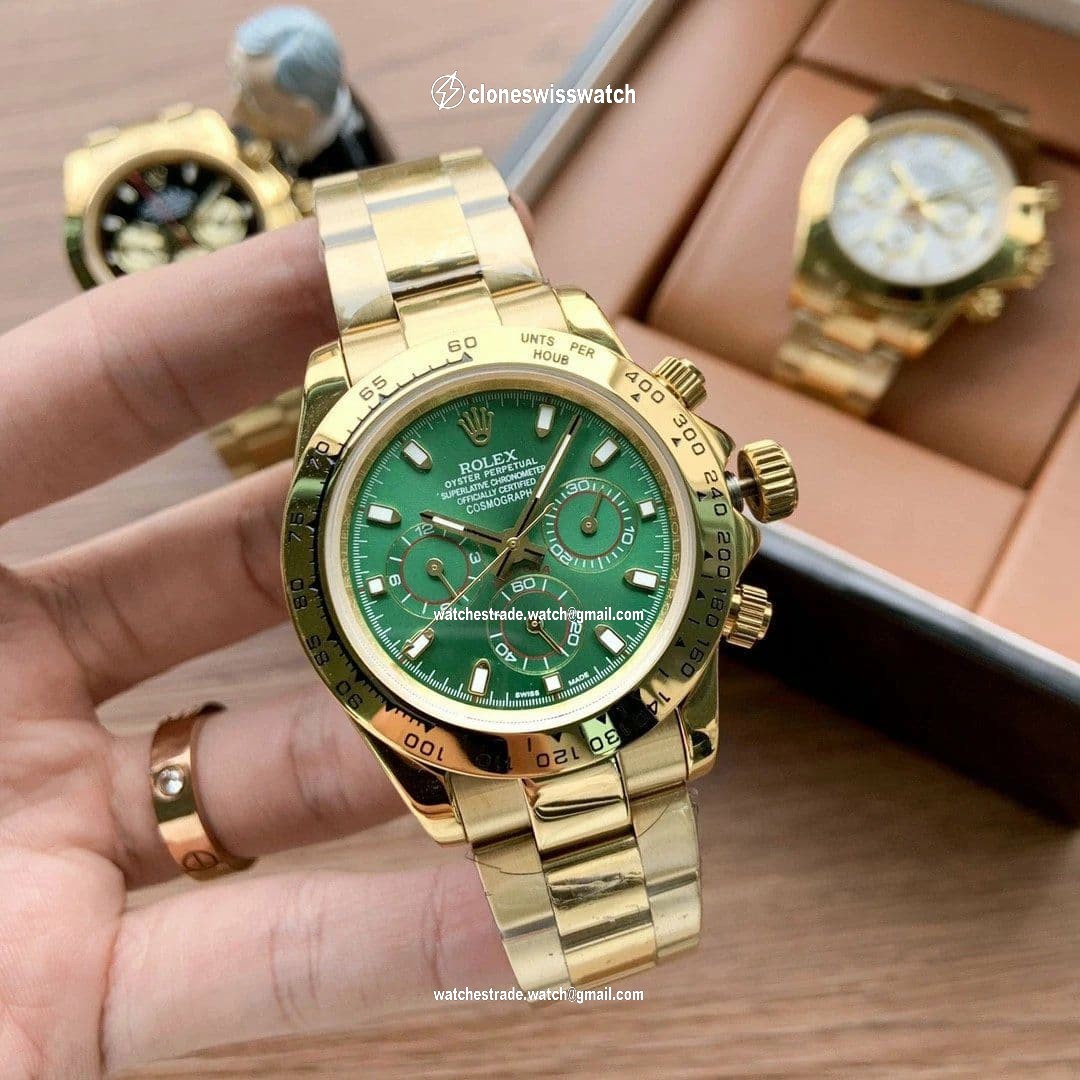 Rolex Daytona Green Dial on GG Bracelet Rolex Daytona Green Dial on GG Bracelet