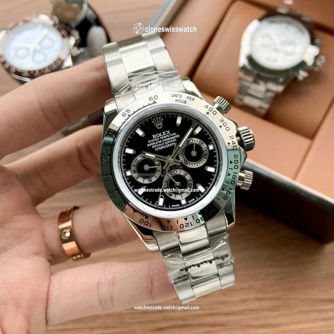 Rolex Daytona Black Dial on SS bracelet Rolex Daytona Black Dial on SS bracelet