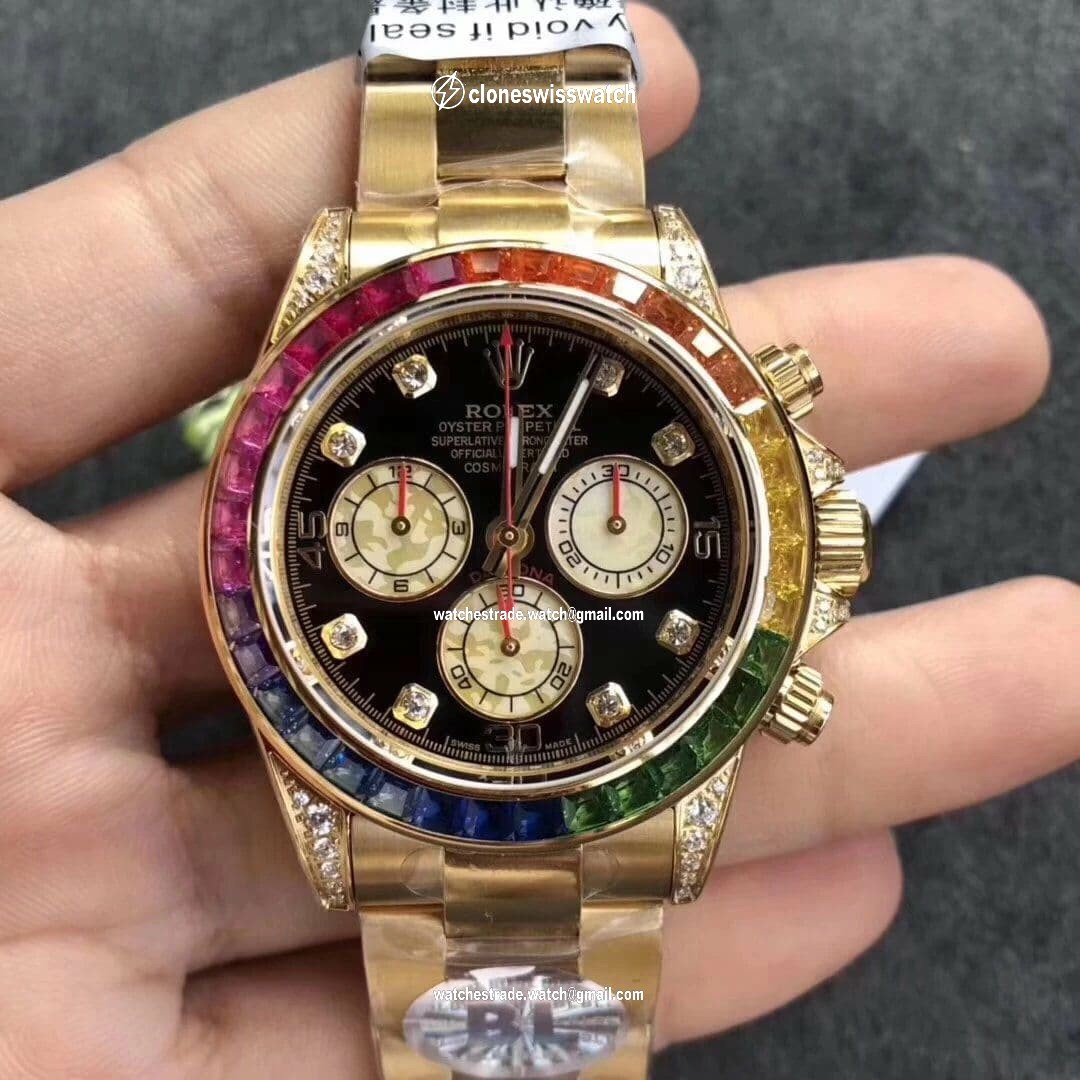 Rolex Daytona 116595 RBOW YG/YG Black BLF Rolex Daytona 116595 RBOW YG/YG Black BLF