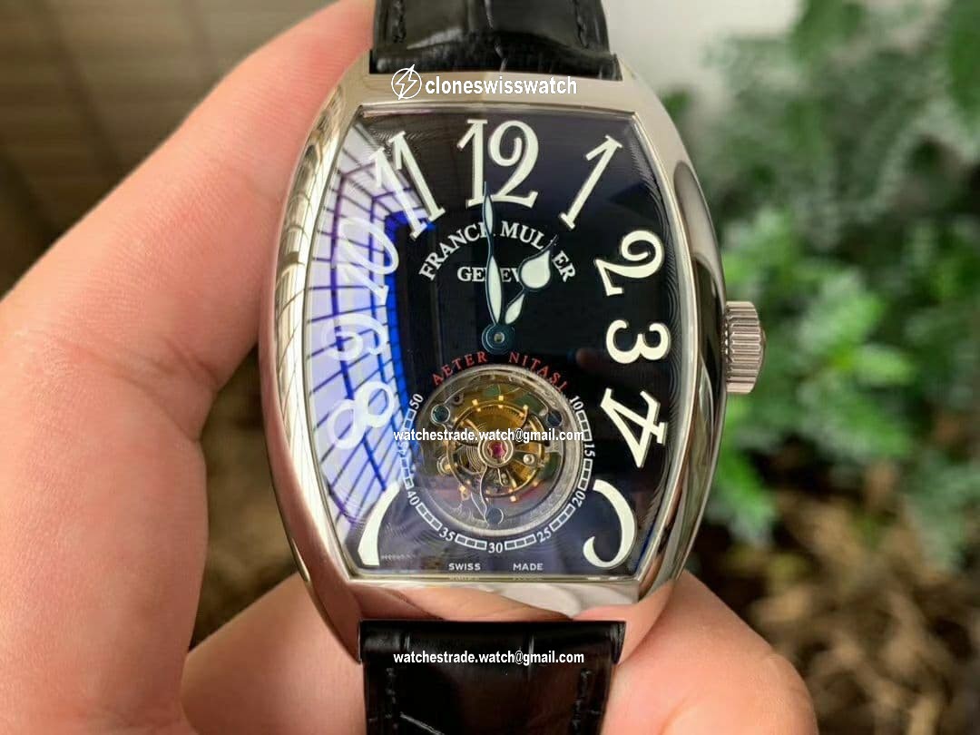 Franck Muller Aeternitas Tourbillon SS/LE Blk/Large Flying Tourbillon 1:1 Franck Muller Aeternitas Tourbillon SS/LE Blk/Large Flying Tourbillon 1:1