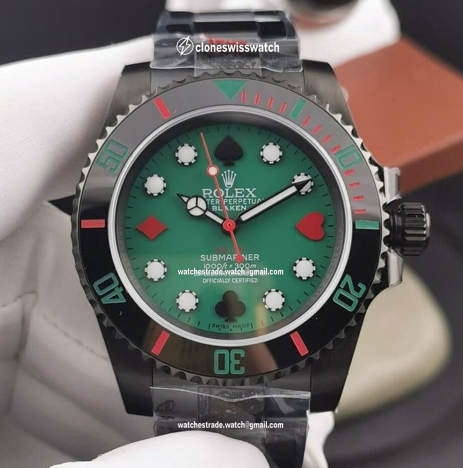 ROLSUB0322 - Blaken Submariner PVD/PVD Green IPKF A2836 ROLSUB0322 - Blaken Submariner PVD/PVD Green IPKF A2836