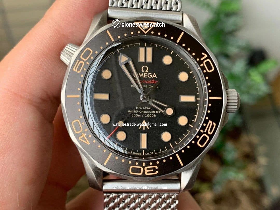 Seamaster 300 "No Time to Die" Limited Edition VSF 1:1 Best Edition on SS Mesh Bracelet A8806 V3 Seamaster 300 "No Time to Die" Limited Edition VSF 1:1 Best Edition on SS Mesh Bracelet A8806 V3
