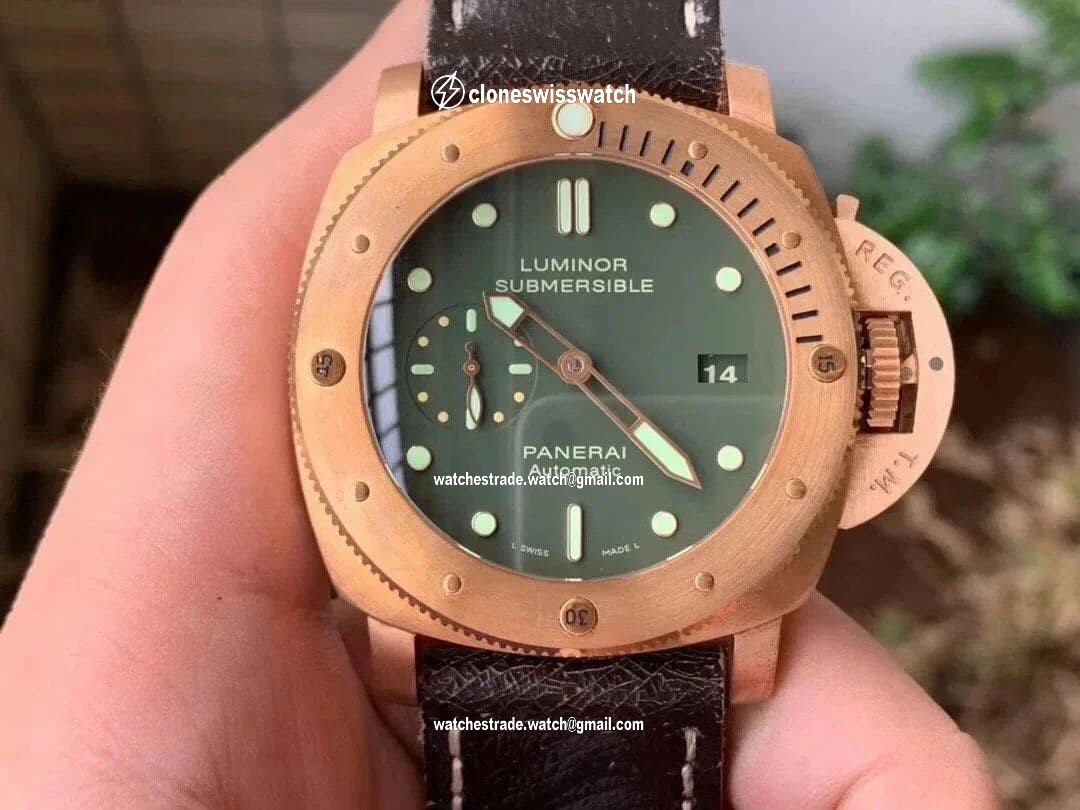 PAM382 N Bronzo VSF 1:1 Best Edition on Brown Distressed Calfskin Strap P.9000 Super Clone V2 PAM382 N Bronzo VSF 1:1 Best Edition on Brown Distressed Calfskin Strap P.9000 Super Clone V2