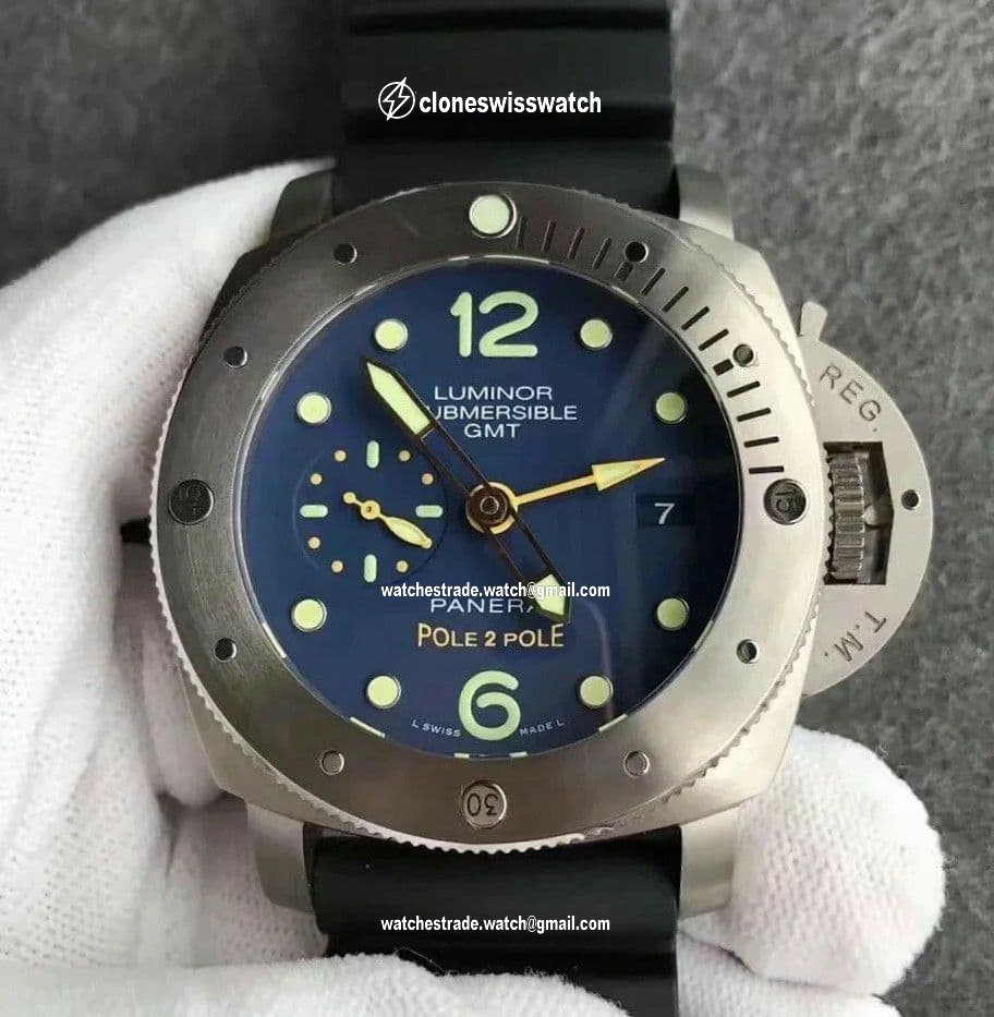 PAM719 S Titanium "Pole2Pole " VSF 1:1 Best Edition on Black Rubber Strap P.9001 Super Clone PAM719 S Titanium "Pole2Pole " VSF 1:1 Best Edition on Black Rubber Strap P.9001 Super Clone