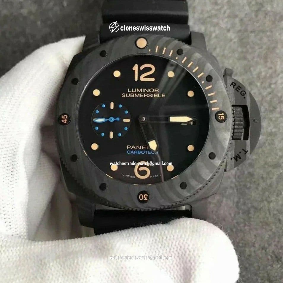 PAM616 Special Edition Forged Carbon XF Best Edition on Black Rubber Strap P.9000 PAM616 Special Edition Forged Carbon XF Best Edition on Black Rubber Strap P.9000