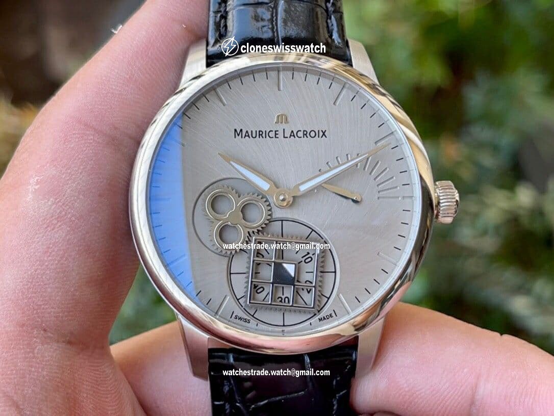 Masterpiece Square Wheel SS Gray Dial on Black Leather Strap A6498 V3 Masterpiece Square Wheel SS Gray Dial on Black Leather Strap A6498 V3