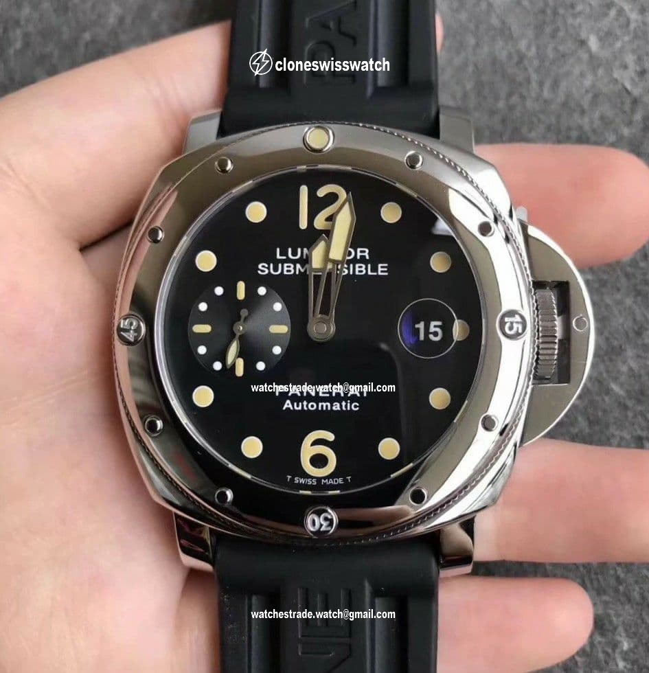 PAM984 Mike Horn Submersible VSF 1:1 Best Edition Black Dial on Black Rubber Strap P.9010 Clone PAM984 Mike Horn Submersible VSF 1:1 Best Edition Black Dial on Black Rubber Strap P.9010 Clone