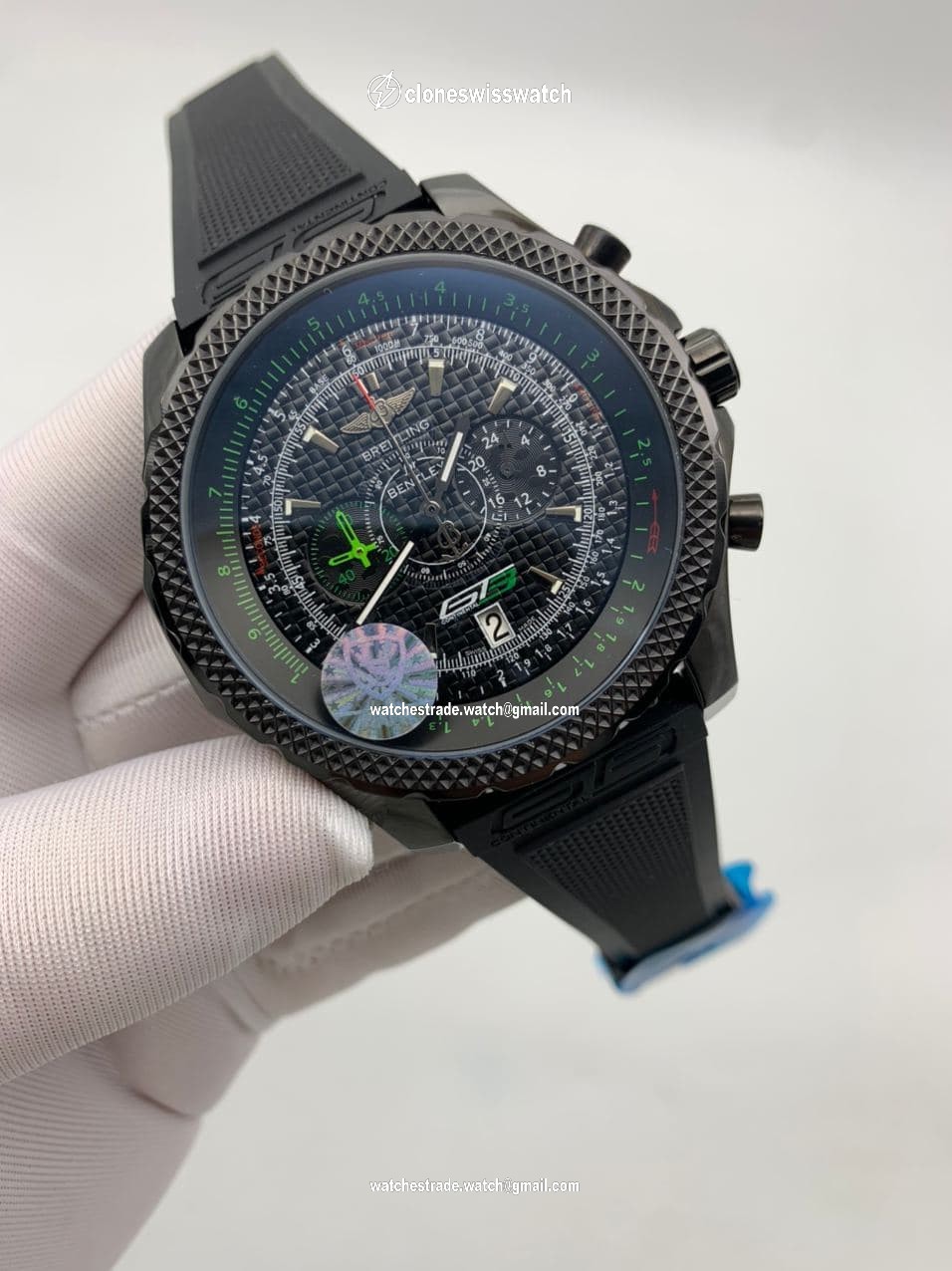Breitling Navitimer Black Dial High Version on Black Leather Strap Breitling Navitimer Black Dial High Version on Black Leather Strap