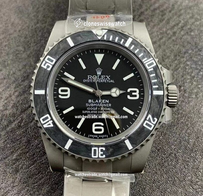 Submariner BLAKEN Sandblasted SS OXF 1:1 Best Edition Black Dial on Bracelet A2836 Submariner BLAKEN Sandblasted SS OXF 1:1 Best Edition Black Dial on Bracelet A2836