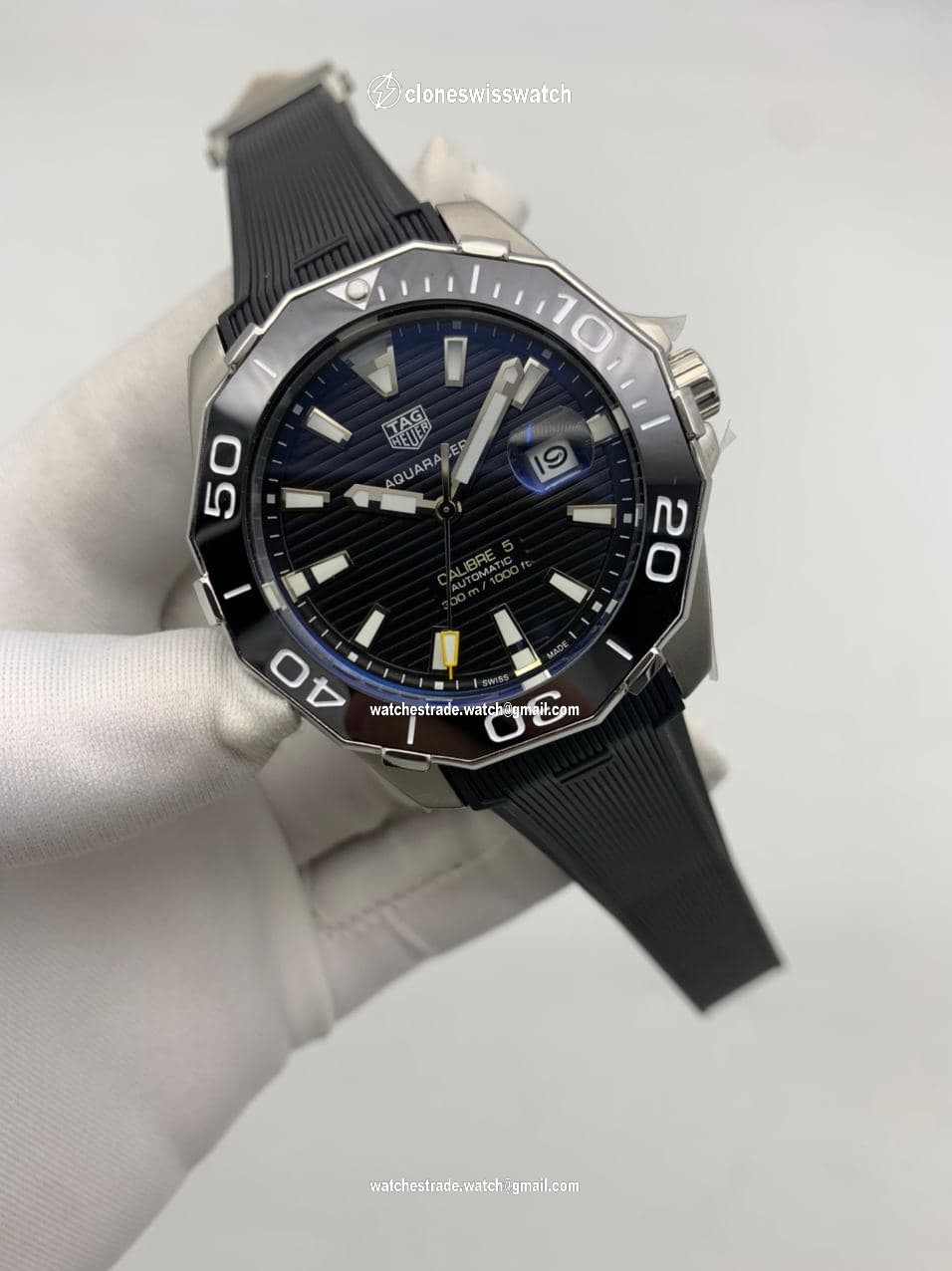 Tag Heuer Full Black on Black Strap Tag Heuer Full Black on Black Strap