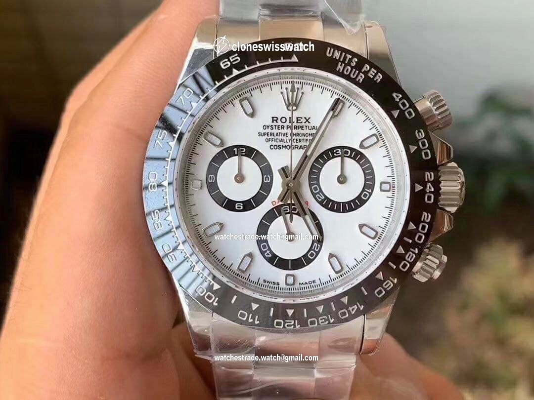 Daytona 116500 Noob 1:1 Best Edition 904L SS Case and Bracelet White Dial SA4130 V4 Daytona 116500 Noob 1:1 Best Edition 904L SS Case and Bracelet White Dial SA4130 V4