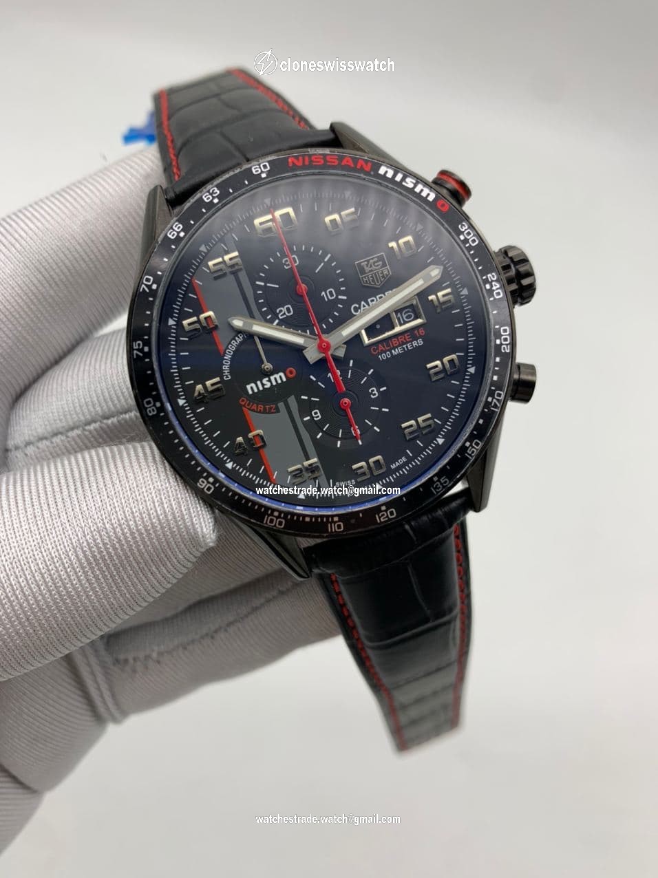 Tag Heuer Nismo Black Red Chrono Tag Heuer Nismo Black Red Chrono