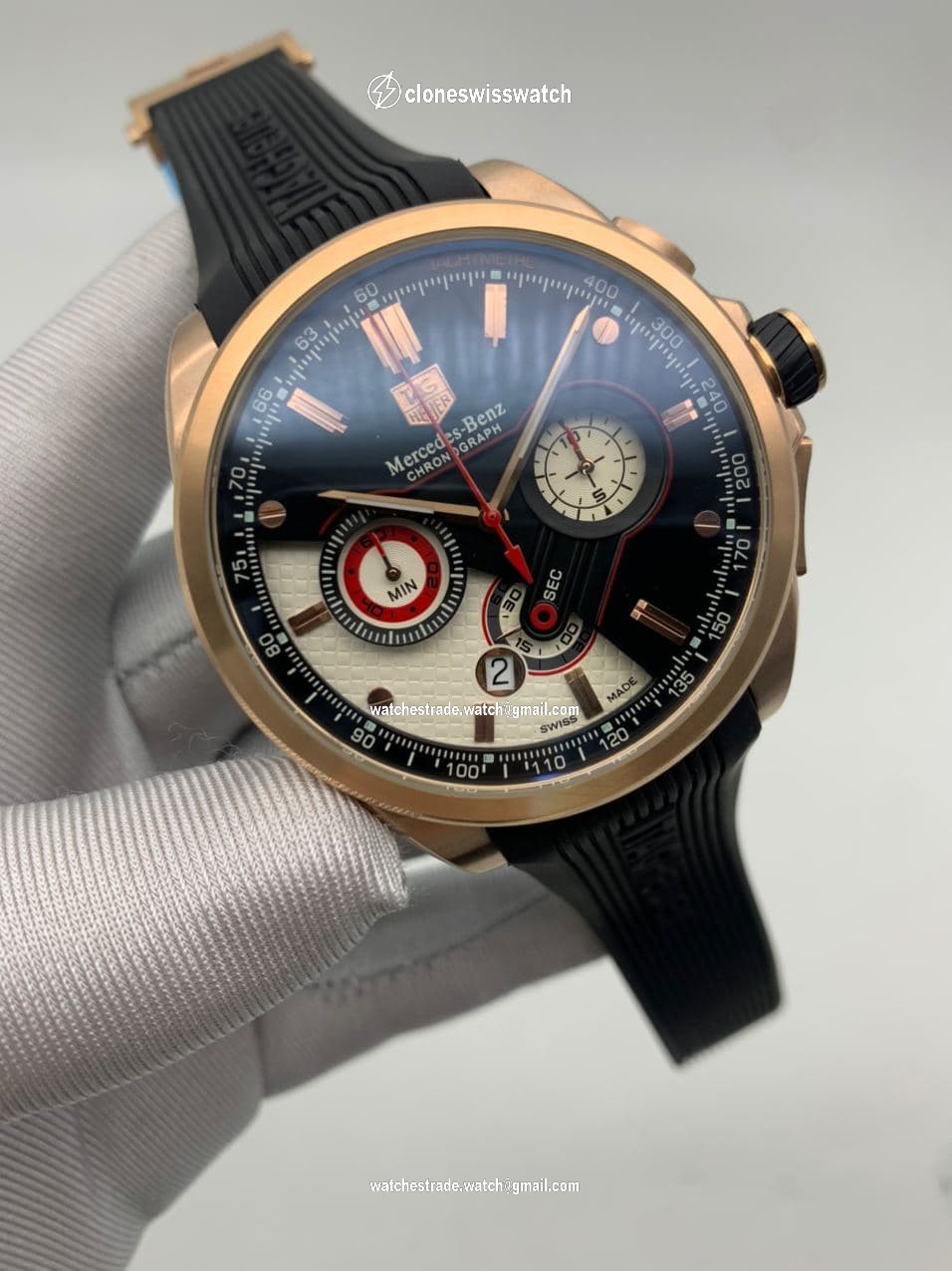 Tag Heuer Mersedes Benz Black Gold Tag Heuer Mersedes Benz Black Gold