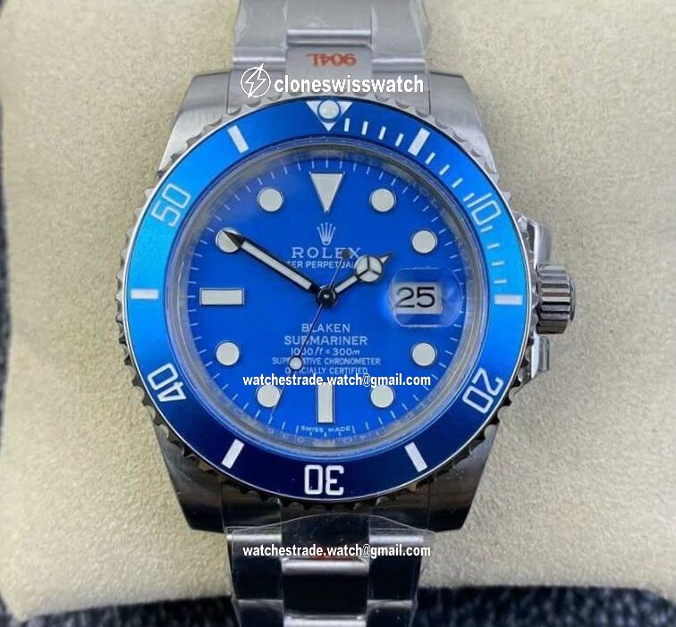 Submariner 116610 Blacken DLC Blue 904L Steel 1:1 Best Edition VS3135 V2 Submariner 116610 Blacken DLC Blue 904L Steel 1:1 Best Edition VS3135 V2