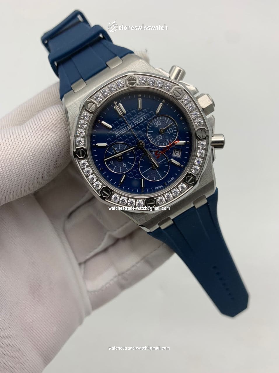 Audemars Piguet Royal Oak 38mm Blue Dial Rubber Strap Audemars Piguet Royal Oak 38mm Blue Dial Rubber Strap