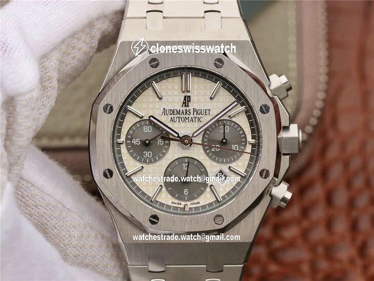 AP0632 - Royal Oak Chrono 1:1 Best Edition 26331ST SS/SS Grey/Wht AP0632 - Royal Oak Chrono 1:1 Best Edition 26331ST SS/SS Grey/Wht