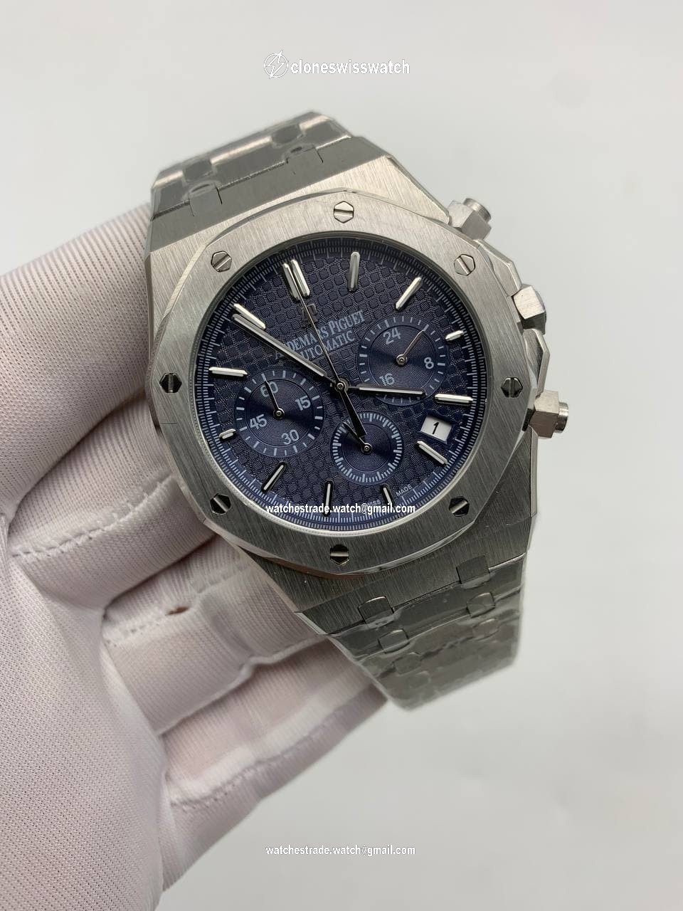 Audemars Piguet Blue Dial Chrono High Version SS Audemars Piguet Blue Dial Chrono High Version SS